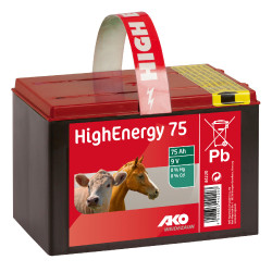 Zoutdroge batterij 9 volt High Energy AKO