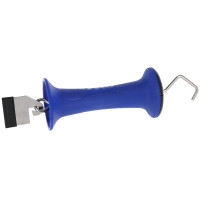 Premium deurgreep met Litzclip® AKO lintconnector Blauw