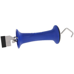 Premium deurgreep met Litzclip® AKO lintconnector Blauw