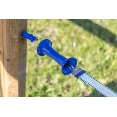Premium deurgreep met Litzclip® AKO lintconnector Blauw