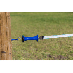 Premium deurgreep met Litzclip® AKO lintconnector Blauw