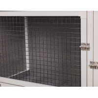 Kunststof kippenhok ECO Samy Kerbl Hobbyfarming Wit / grijs Kunststof kippenhok ECO Samy Kerbl Hobbyfarming Wit / grijs