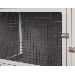 Kunststof kippenhok ECO Samy Kerbl Hobbyfarming Wit / grijs