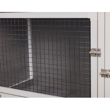 Kunststof kippenhok ECO Samy Kerbl Hobbyfarming Wit / grijs