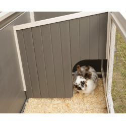 Kunststof kippenhok ECO Samy Kerbl Hobbyfarming Wit / grijs