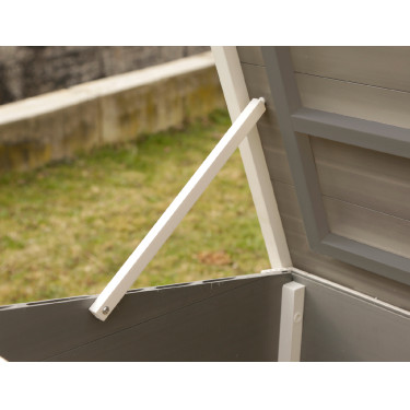 Kunststof kippenhok ECO Samy Kerbl Hobbyfarming Wit / grijs