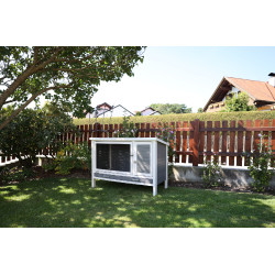 Kunststof kippenhok ECO Samy Kerbl Hobbyfarming Wit / grijs