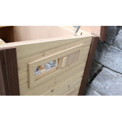 Thermo No Frost Kippenhok Kerbl Hobbyfarming Bruin / nature