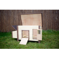 Thermo No Frost Kippenhok Kerbl Hobbyfarming Bruin / nature