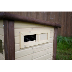 Thermo No Frost Kippenhok Kerbl Hobbyfarming Bruin / nature