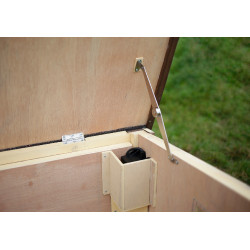 Thermo No Frost Kippenhok Kerbl Hobbyfarming Bruin / nature