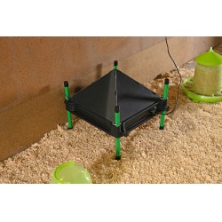 Beschermflap voor CosyHeat Kerbl Hobbyfarming warmplaat Zwart