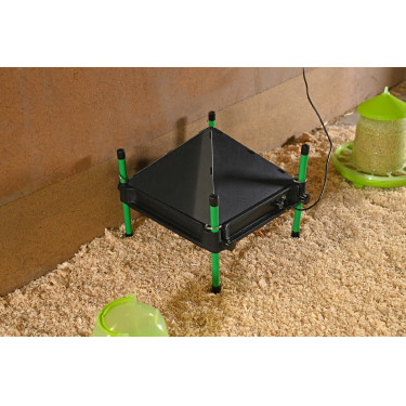 Beschermflap voor CosyHeat Kerbl Hobbyfarming warmplaat Zwart