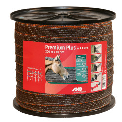 Premium Plus afrasteringslint AKO Bruin / oranje Premium Plus afrasteringslint AKO Bruin / oranje