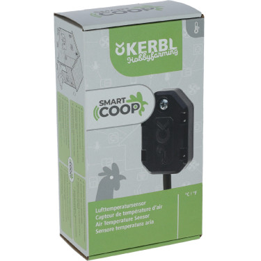 SmartCoop Kerbl Hobbyfarming luchttemperatuursensor Zwart SmartCoop Kerbl Hobbyfarming luchttemperatuursensor Zwart