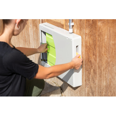 SmartCoop Kerbl Hobbyfarming kippenhokdeur Grijs SmartCoop Kerbl Hobbyfarming kippenhokdeur Grijs