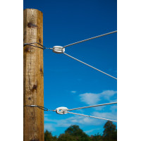 AKO hoekoplossing voor vaste omheiningen Grijs AKO hoekoplossing voor vaste omheiningen Grijs