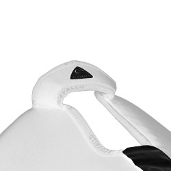 Schokdemper met configureerbare zakken en Piuma WFS-pad in plat suède Acavallo Wit