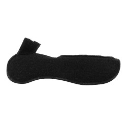 Piuma schokdemper dubbele achterkant vilt Equestro Zwart