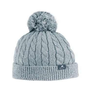 Gebreide ELT-oornetjes Rafaela Zilverkleurig blauw Gebreide ELT-oornetjes Rafaela Zilverkleurig blauw