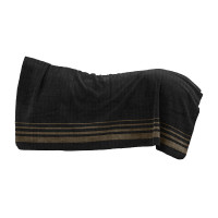 Dikke Waldhausen fleece deken Sölden Zwart