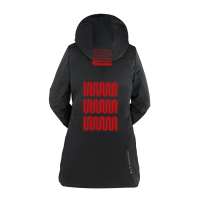 ELT Comfort Heart verwarmde parka Zwart