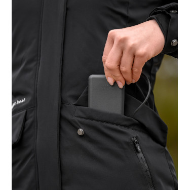 ELT Comfort Heart verwarmde parka Zwart ELT Comfort Heart verwarmde parka Zwart