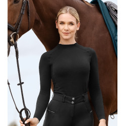 ELT technische T-shirt in 3D-mesh Richmond lange mouwen dames Zwart ELT technische T-shirt in 3D-mesh Richmond lange mouwen dames Zwart