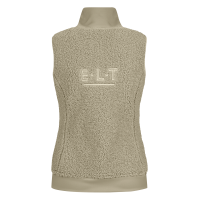 Mouwloos ELT-fleecevest Rotterdam dames Grijsbeige Mouwloos ELT-fleecevest Rotterdam dames Grijsbeige