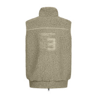 Mouwloos vest ELT fleece Teddy Alma kind Grijsbeige