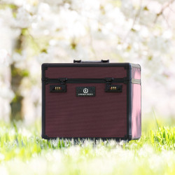 Poetskoffer Imperial Riding Shiny Vijg Violet