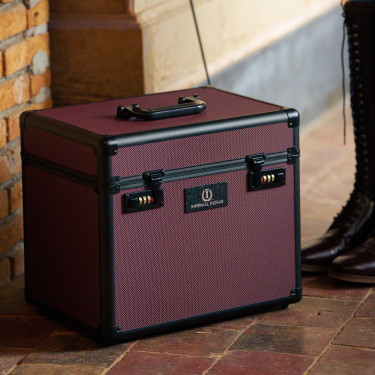 Poetskoffer Imperial Riding Shiny Vijg Violet