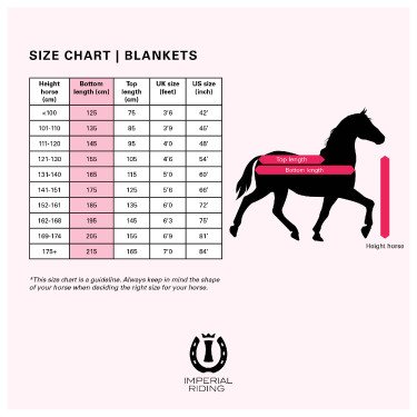 Paddockdeken Imperial Riding Super-dry 50gr Vijg Violet