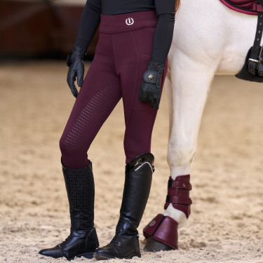 Paardrijlegging Imperial Riding Tessy FullGrip KIDS Vijg Violet Paardrijlegging Imperial Riding Tessy FullGrip KIDS Vijg Violet