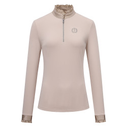 Top Imperial Riding Anna lange mouwen Grijs / zand