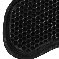 Hexagonale gel schokdemper schapenvacht Acavallo Zwart / wit Hexagonale gel schokdemper schapenvacht Acavallo Zwart / wit