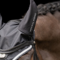 Oor- en vliegenmasker Imperial Riding Luminous Zwart