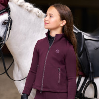 Vest Imperial Riding Carla kinderen Vijg Violet