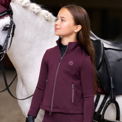 Vest Imperial Riding Carla kinderen Vijg Violet