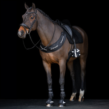Teendekken voor stijgbeugels Imperial Riding Reflective per 2 Zwart