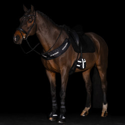 Teendekken voor stijgbeugels Imperial Riding Reflective per 2 Zwart