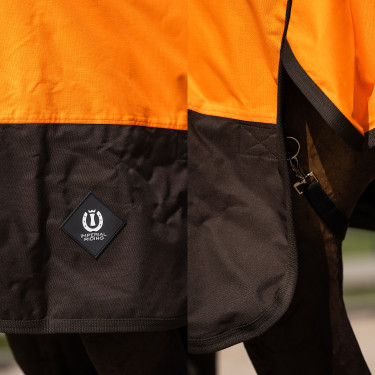 Buitendeken Imperial Riding Customized High Neck fleece Oranje / donkerbruin Multicolor Buitendeken Imperial Riding Customized High Neck fleece Oranje / donkerbruin Multicolor