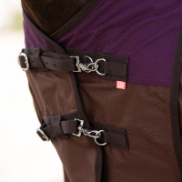 Buitendeken Imperial Riding Customized High Neck fleece Bordeaux / lichtbruin Buitendeken Imperial Riding Customized High Neck fleece Bordeaux / lichtbruin