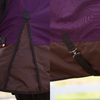 Buitendeken Imperial Riding Customized High Neck fleece Bordeaux / lichtbruin Buitendeken Imperial Riding Customized High Neck fleece Bordeaux / lichtbruin
