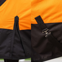 Imperial Riding Customized outdoor deken zonder hals Oranje / donkerbruin