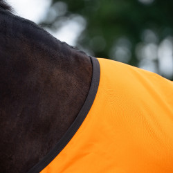 Imperial Riding Customized outdoor deken zonder hals Oranje / donkerbruin