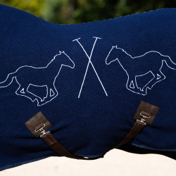 HV Polo Basic fleecedeken Marine Marineblauw HV Polo Basic fleecedeken Marine Marineblauw