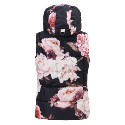 Mouwloze donzen bodywarmer Imperial Riding Flora dames Bloemenprint Motieven