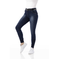 Jeans dames Equithème Texas Blauw denim Jeans dames Equithème Texas Blauw denim