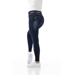 Jeans dames Equithème Texas Blauw denim